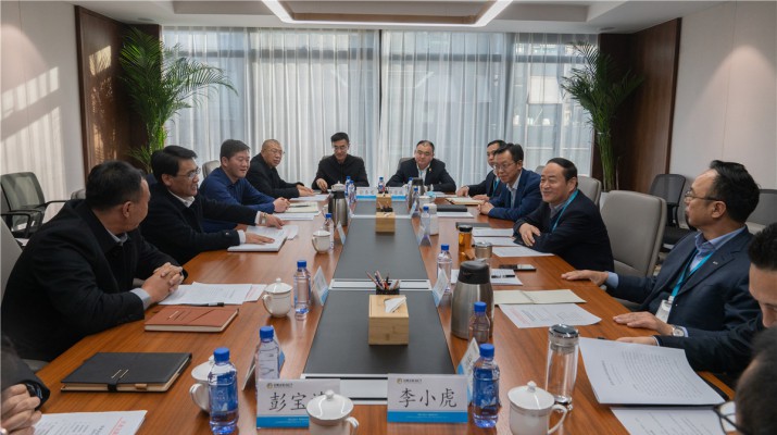 景泰县委书记薛丞忠一行到访乐动平台app官网_乐动（中国）集团