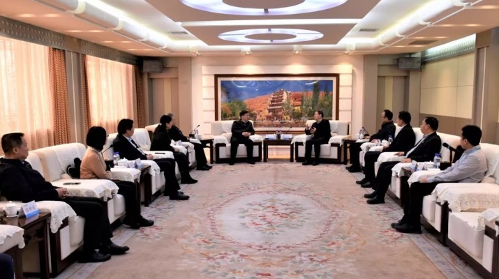 兰州文理学院党委书记阎晓辉一行到访乐动平台app官网_乐动（中国）集团