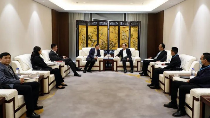 招商银行兰州分行行长倪佳一行到访乐动平台app官网_乐动（中国）集团